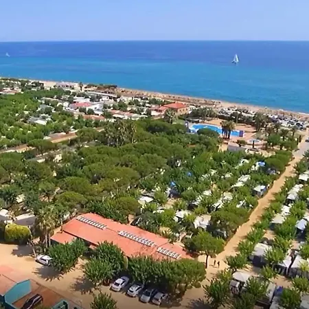 Campsite Albatross Mobile Homes On Camping El Pla De Mar